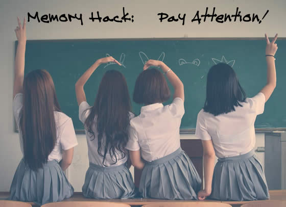 memory hack pay attention